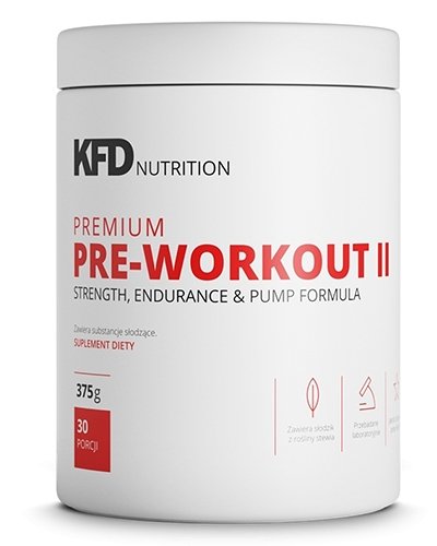 Premium Pre-Workout II, 375 г, KFD Nutrition. Предтренировочный комплекс. Энергия и выносливость 