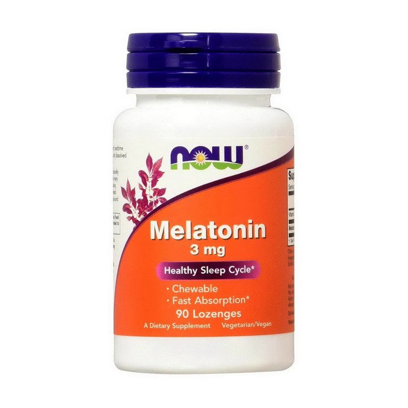 Мелатонин Now Foods Melatonin 3 mg (90 капс) нау фудс,  мл, Now. Мелатонин