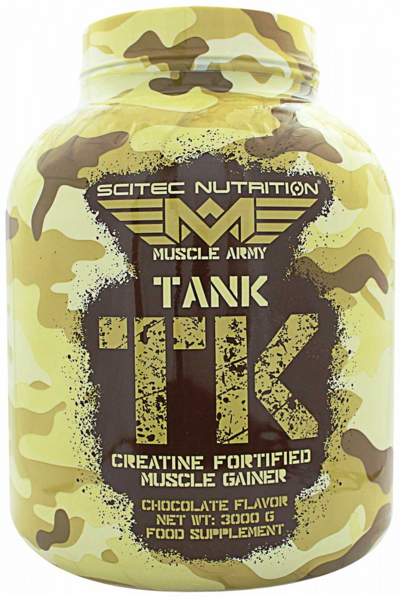 Tank, 3000 g, Scitec Nutrition. Gainer. Mass Gain Energy & Endurance recovery 