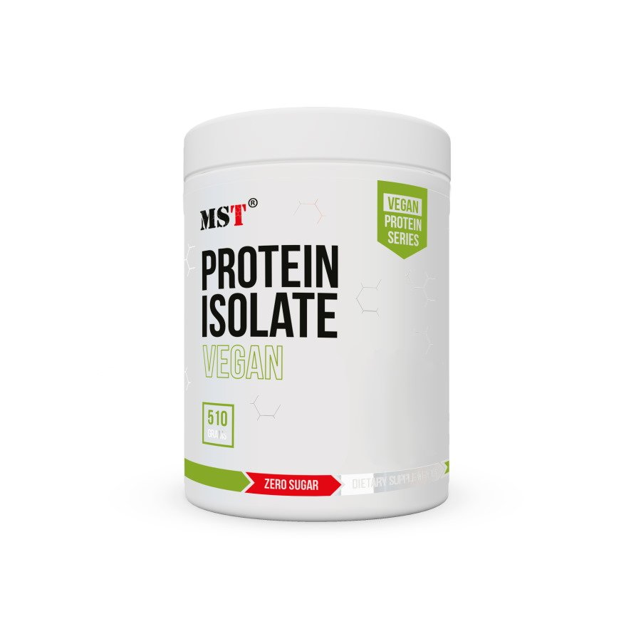 Протеин MST Protein Isolate Vegan, 510 грамм Ваниль,  мл, MST Nutrition. Протеин. Набор массы Восстановление Антикатаболические свойства 