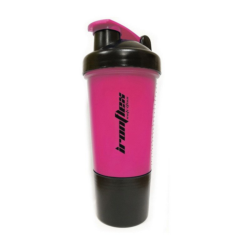 IronFlex Шейкер спортивный Iron Flex Premium Shaker (500 мл) айрнфлекс pink, , 500 