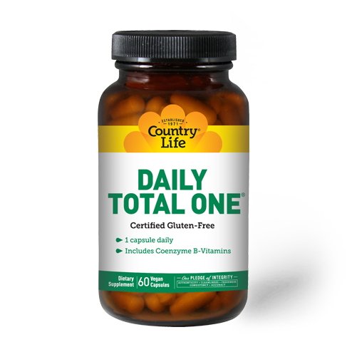 Витамины и минералы Country Life Daily Total One, 60 капсул,  ml, Country Life. Vitamins and minerals. General Health Immunity enhancement 