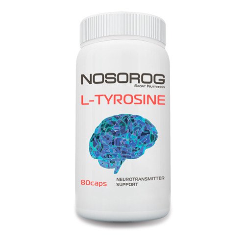 Л-тирозин Nosorog L-Tyrosine 80 капсул (NOS1182),  мл, Nosorog. L-тирозин. 