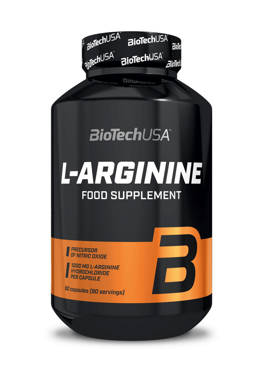 Л-Аргинин BioTech L-Arginine (90 капсул) биотеч,  мл, BioTech. Аргинин. Восстановление Укрепление иммунитета Пампинг мышц Антиоксидантные свойства Снижение холестерина Донатор оксида азота 