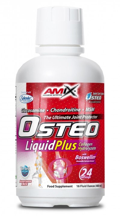 Osteo Liquid Plus, 480 ml, AMIX. Para articulaciones y ligamentos. General Health Ligament and Joint strengthening 