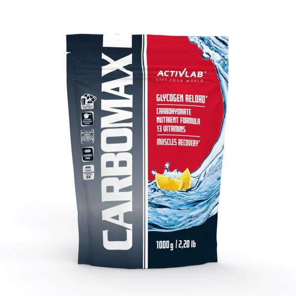 Гейнер Activlab Carbomax, 1 кг Лимон,  мл, ActivLab. Гейнер. Набор массы Энергия и выносливость Восстановление 