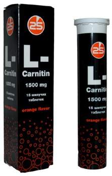 L-Carnitin, 15 шт, 25-й час. L-карнитин. Снижение веса Поддержание здоровья Детоксикация Стрессоустойчивость Снижение холестерина Антиоксидантные свойства 