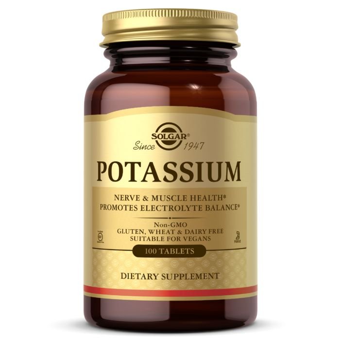 Витамины и минералы Solgar Potassium 99 mg, 100 таблеток,  ml, Solgar. Vitamins and minerals. General Health Immunity enhancement 