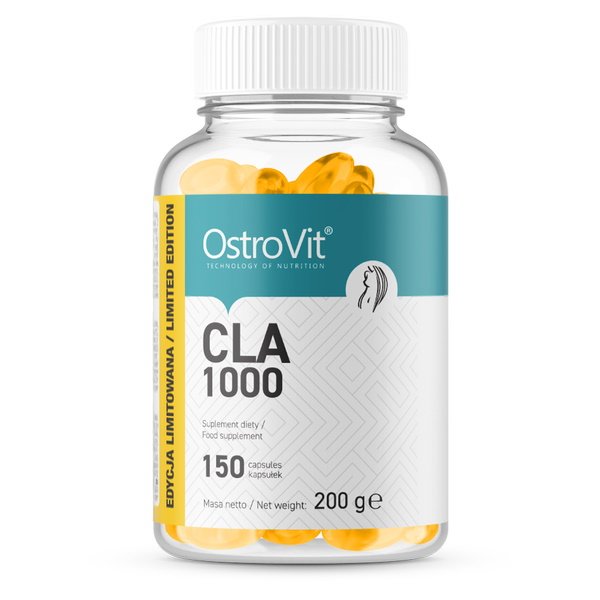 Жиросжигатель OstroVit CLA 1000, 150 капсул - Limited Edition,  ml, OstroVit. Fat Burner. Weight Loss Fat burning 
