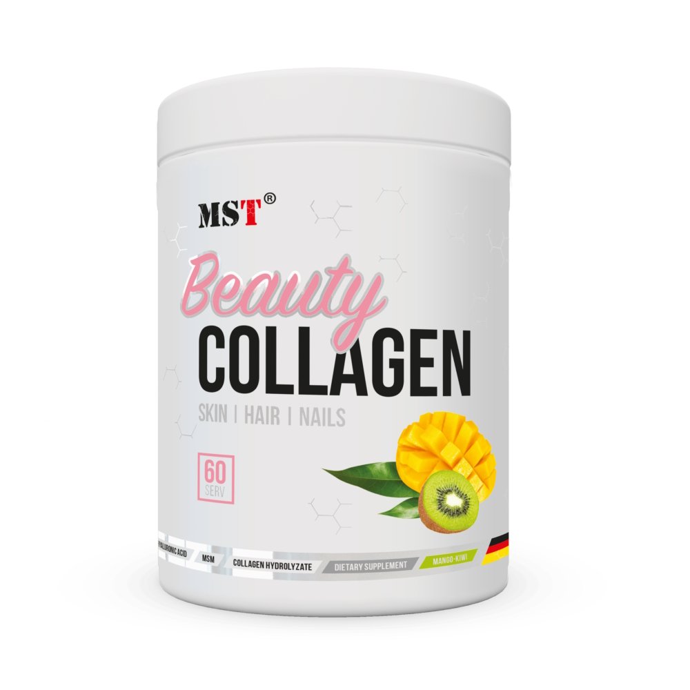 Для суставов и связок MST Collagen Beauty, 450 грамм Манго-киви,  ml, MST Nutrition. For joints and ligaments. General Health Ligament and Joint strengthening 
