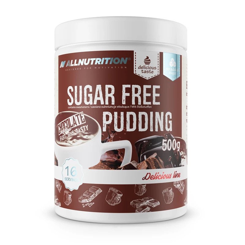 AllNutrition Заменитель питания AllNutrition Sugar Free Pudding, 500 грамм Шоколад, , 500 грамм