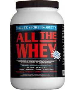 All the Whey, 1000 g, VitaLIFE. Suero aislado. Lean muscle mass Weight Loss recuperación Anti-catabolic properties 
