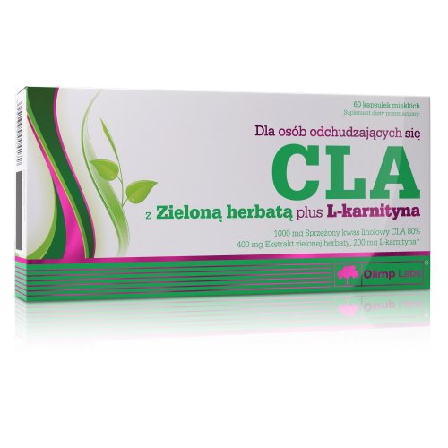 Olimp Labs Жиросжигатель Olimp CLA with Green Tea plus L-Carnitine, 60 капсул, , 