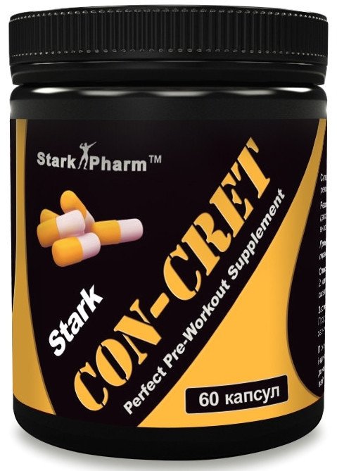 Stark Pharm Stark CON-CRET (креатин гідрохлорид) 750 мг 60 капсул, , 
