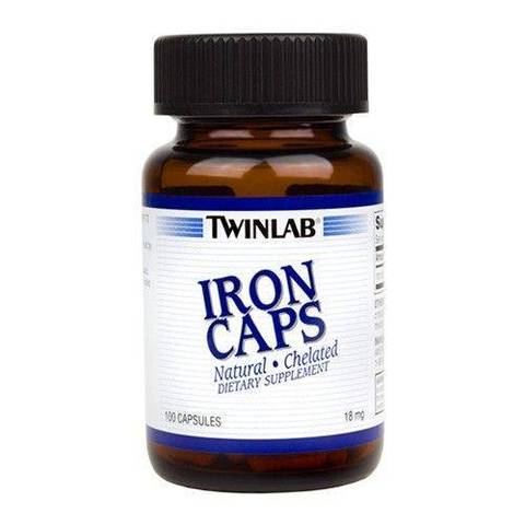 Twinlab Iron Caps, , 100 шт