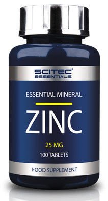 Zinc Scitec Nutrition 100 tabs,  мл, Scitec Nutrition. Витамины и минералы. Поддержание здоровья Укрепление иммунитета 