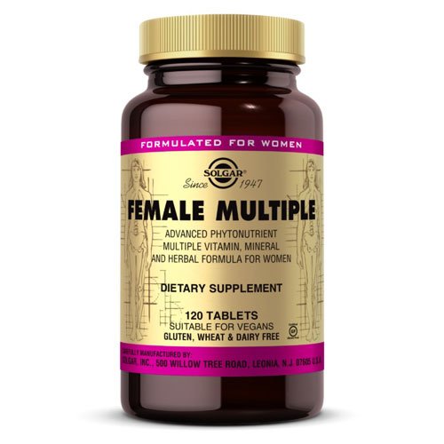 Solgar Female Multiple 120 таб Без вкуса,  ml, Solgar. Vitamins and minerals. General Health Immunity enhancement 