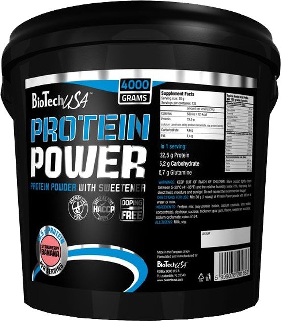 Protein Power, 4000 g, BioTech. Mezcla de proteínas. 