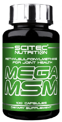 Mega MSM, 100 шт, Scitec Nutrition. Хондропротекторы. Поддержание здоровья Укрепление суставов и связок 