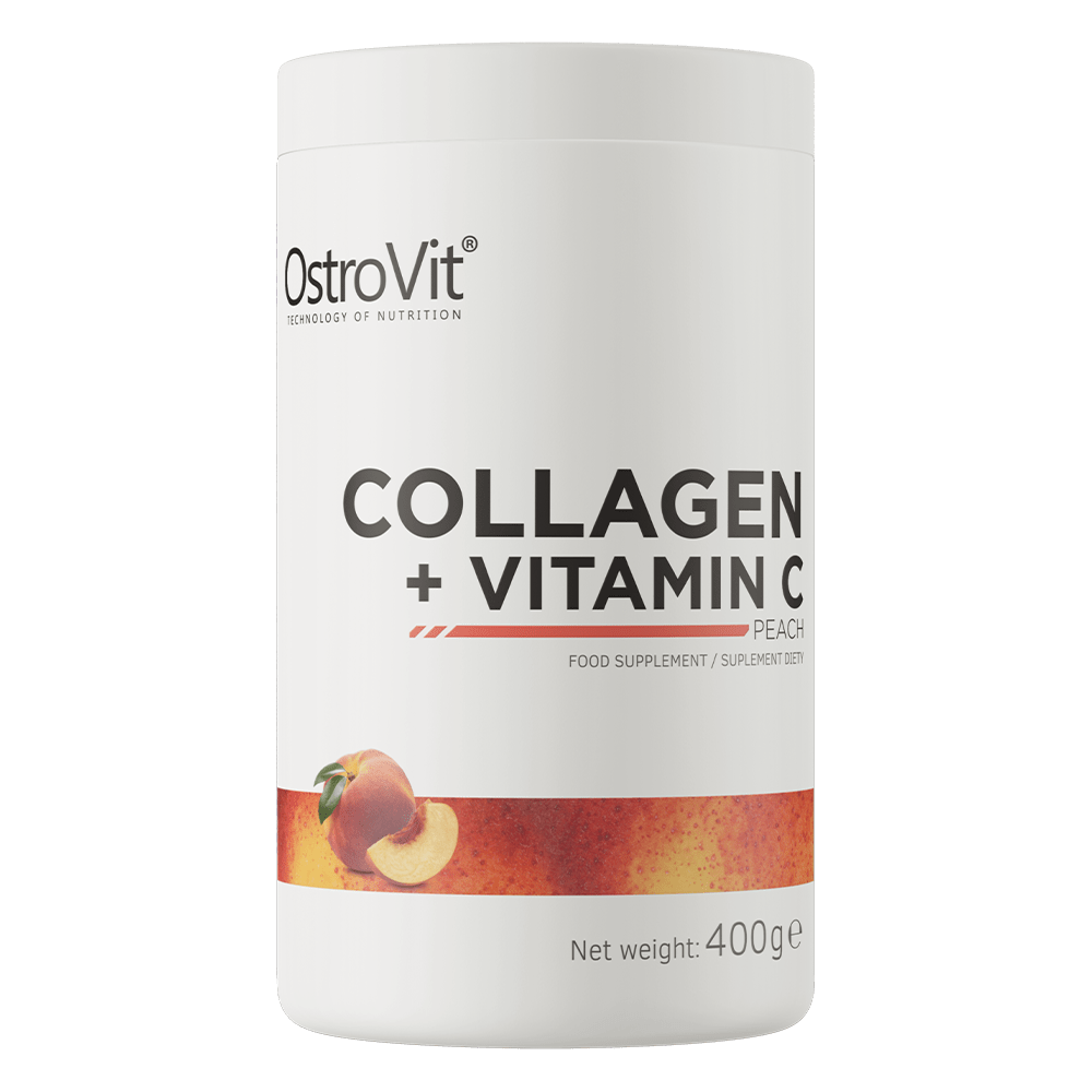 OstroVit OstroVit Collagen + Vitamin C 400 г Peach, , 400 г