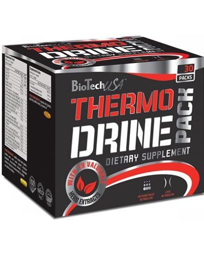 Thermo Drine Pack, 30 pcs, BioTech. Thermogenic. Weight Loss Fat burning 