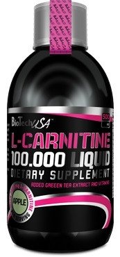 Жироспалювач BioTech USA L-Carnitine Liquid 100,000 mg 500 ml,  мл, BioTech. L-карнитин. Снижение веса Поддержание здоровья Детоксикация Стрессоустойчивость Снижение холестерина Антиоксидантные свойства 