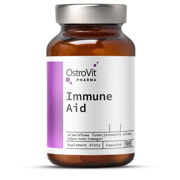 Витамины и минералы OstroVit Pharma Immune Aid, 90 капсул,  ml, OstroVit. Vitamins and minerals. General Health Immunity enhancement 
