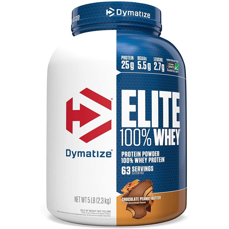 Протеин Dymatize Elite 100% Whey Protein, 2.27 кг Шоколад арахисовое масло,  мл, Dymatize Nutrition. Протеин. Набор массы Восстановление Антикатаболические свойства 