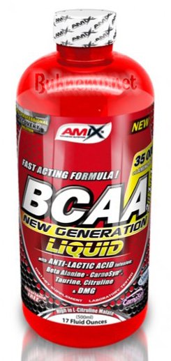 BCAA New Generation Liquid, 500 ml, AMIX. BCAA. Weight Loss recovery Anti-catabolic properties Lean muscle mass 
