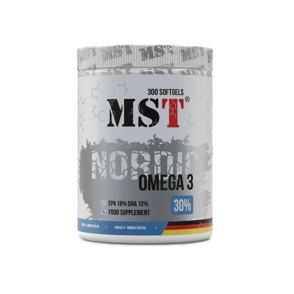 Жирные кислоты MST Nordic Omega 3 30%, 300 капсул,  мл, MST Nutrition. Жирные кислоты (Omega). Поддержание здоровья 