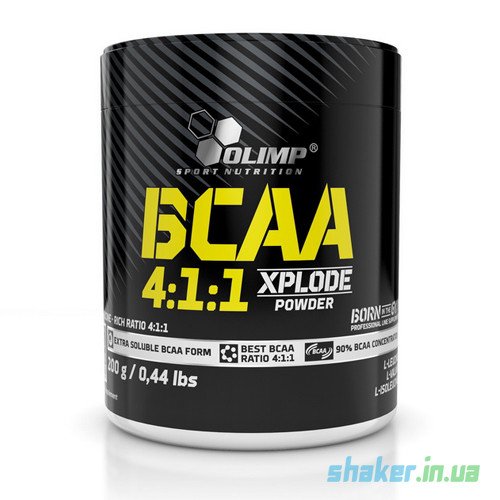 БЦАА Olimp BCAA 4:1:1 Xplode (200 г) олимп иксплод fruit punch,  ml, Olimp Labs. BCAA. Weight Loss recovery Anti-catabolic properties Lean muscle mass 