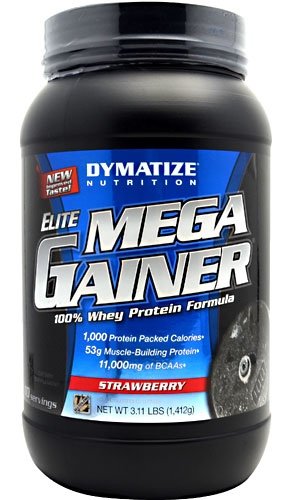 Elite Mega Gainer, 1412 г, Dymatize Nutrition. Гейнер. Набор массы Энергия и выносливость Восстановление 