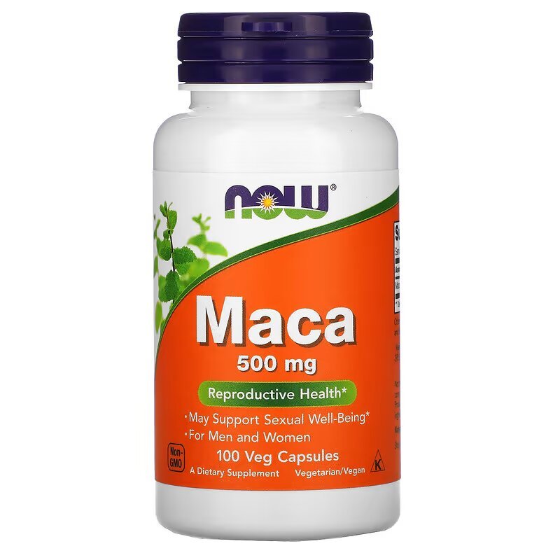 Стимулятор тестостерона NOW Maca 500 mg, 100 вегакапсул,  ml, Now. Testosterona Boosters. General Health Libido enhancing Anabolic properties Testosterone enhancement 