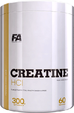 Creatine HCl, 300 g, Fitness Authority. Clorhidrato de creatina. 