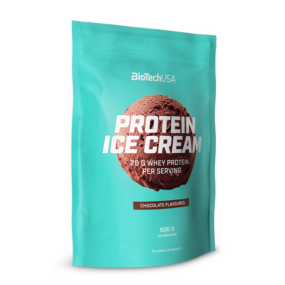 Заменитель питания BioTech Protein Ice Cream, 500 грамм Шоколад,  ml, BioTech. Sustitución de comidas. 