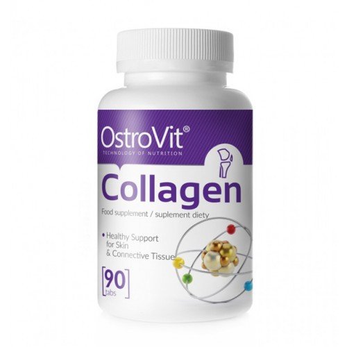 Collagen Ostrovit 90 tabs,  ml, OstroVit. Colágeno. General Health Ligament and Joint strengthening Skin health 