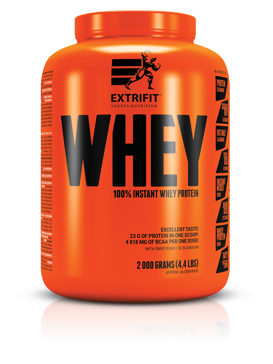 100% Instant Whey, 2000 g, EXTRIFIT. Proteína de suero de leche. recuperación Anti-catabolic properties Lean muscle mass 