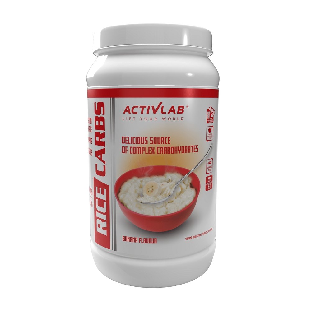 ActivLab Заменитель питания Activlab Rice Carbs, 1 кг Банан, , 1000 г