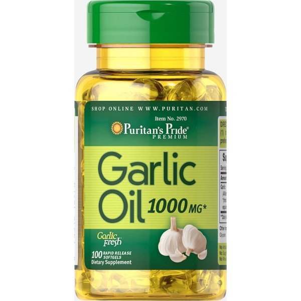 Garlic Oil 1000 mg100 Rapid Release Softgels,  мл, Puritan's Pride. Спец препараты. 