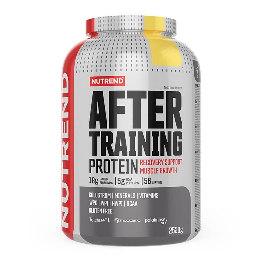 Протеин Nutrend After Training Protein, 2.52 кг Клубника,  мл, Nutrend. Протеин. Набор массы Восстановление Антикатаболические свойства 
