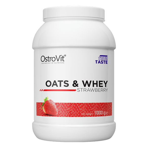 OstroVit Растворимая овсянка OstroVit Oats Whey (1000 г) островит Strawberry, , 