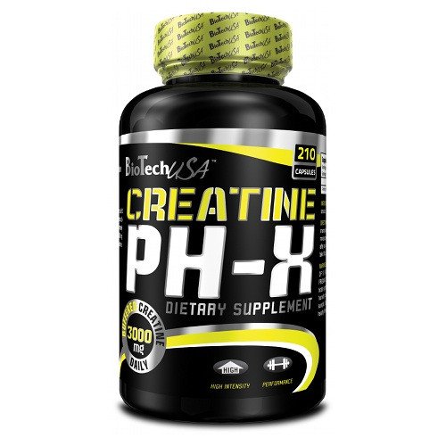 Креатин Biotech Creatine pH-X 210 caps,  ml, BioTech. Сreatine. Mass Gain Energy & Endurance Strength enhancement 