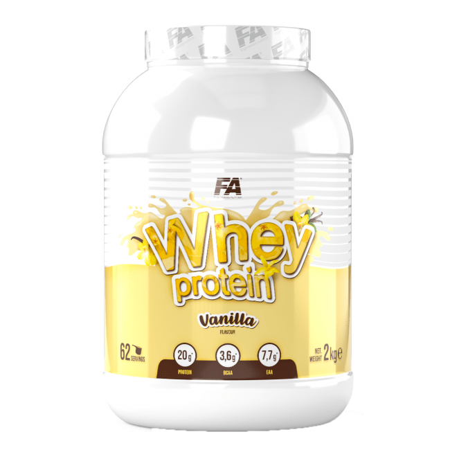 Протеин Fitness Authority Wellness Line Whey Protein, 2 кг Ваниль,  ml, Fitness Authority. Protein. Mass Gain स्वास्थ्य लाभ Anti-catabolic properties 