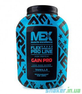 MEX Nutrition Гейнер для набора массы MEX Nutrition Gain Pro (2,7 кг) мекс гейн про vanilla, , 2.7 