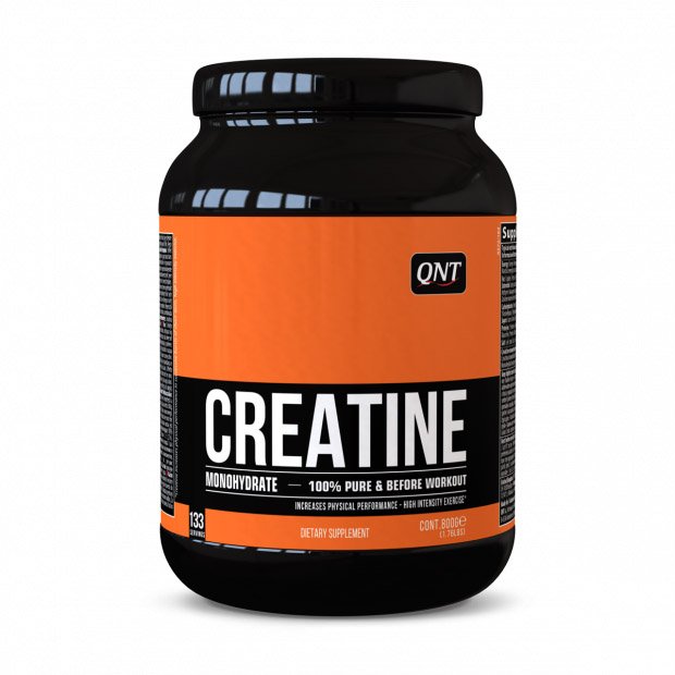 Креатин QNT Creatine Monohydrate, 800 грамм,  мл, QNT. Креатин. Набор массы Энергия и выносливость Увеличение силы 