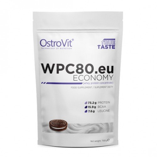 Протеин OstroVit ECONOMY WPC80.eu, 700 грамм Печенье крем,  мл, OstroVit. Протеин. Набор массы Восстановление Антикатаболические свойства 