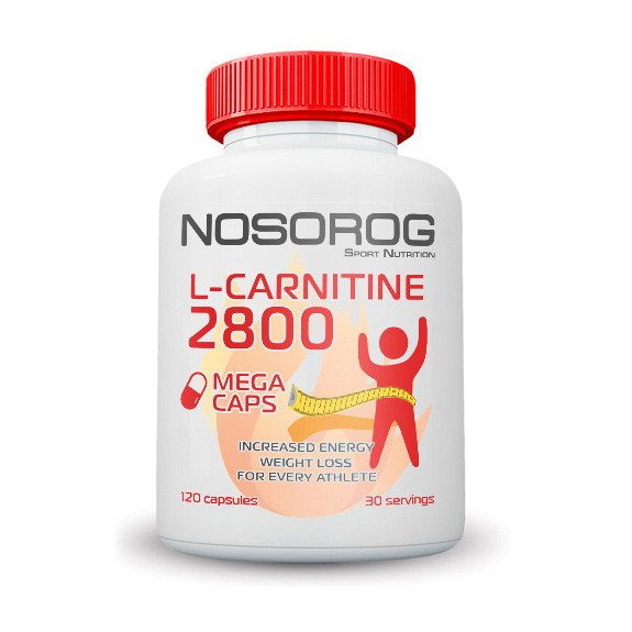 Nosorog L-карнитин NOSOROG L-Carnitine 2800 mega caps 120 капсул, , 