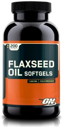 Flaxseed Oil Softgels 1000, 100 шт, Optimum Nutrition. Комплекс жирных кислот. Поддержание здоровья 