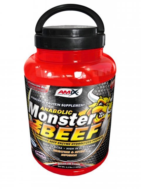 Anabolic Monster Beef Protein, 1000 g, AMIX. Proteinas de carne de vaca. 