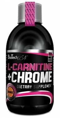 BioTech L-Carnitine + Chrome, , 500 мл